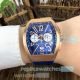 Copy Franck Muller Vanguard  Yachting V45 Blue Dial Rose Gold Bezel Watch (6)_th.jpg